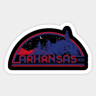 Arkansas 1836 (Night) Sticker